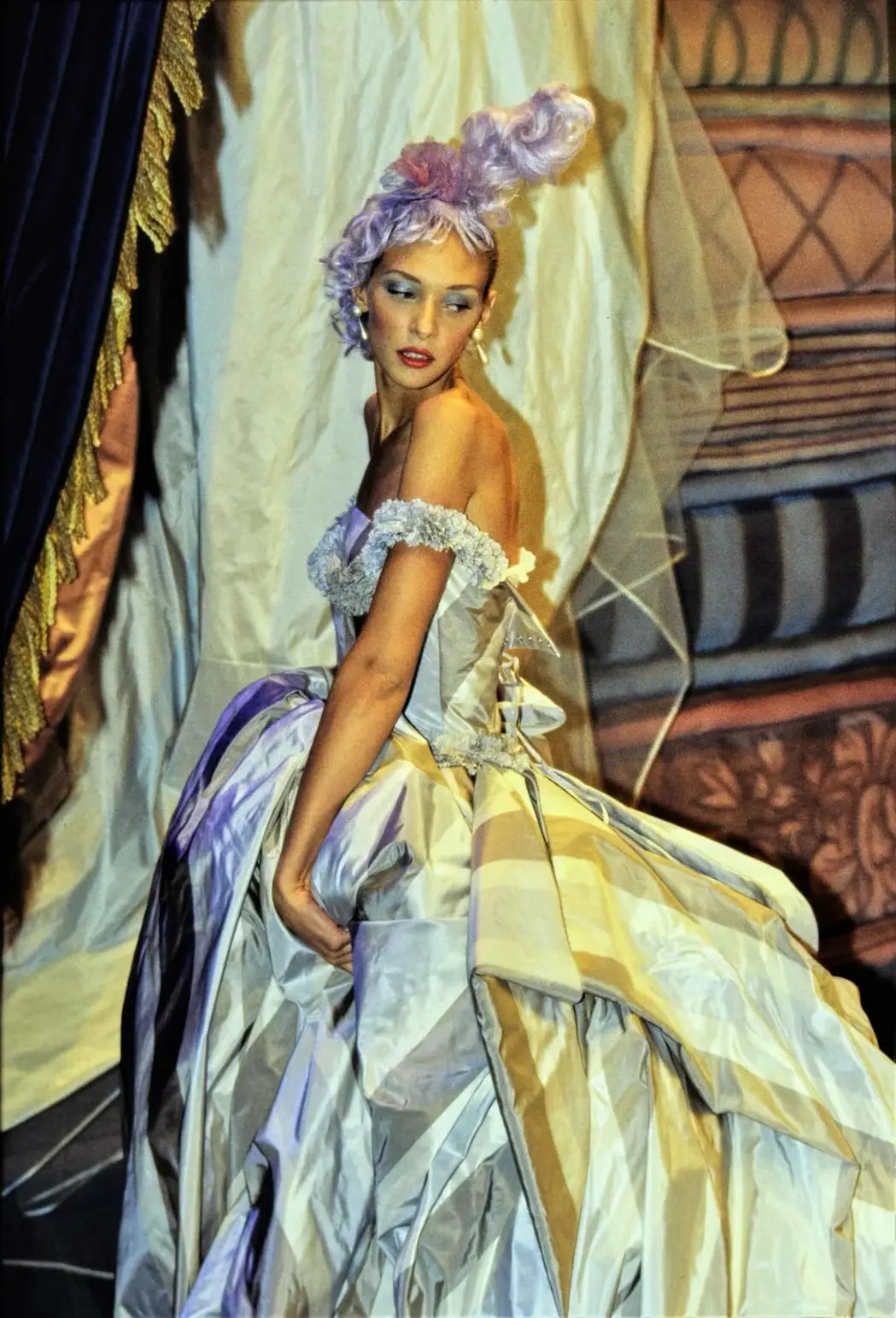 John Galliano as creative director in Givenchy Spring 1996 Couture Collection