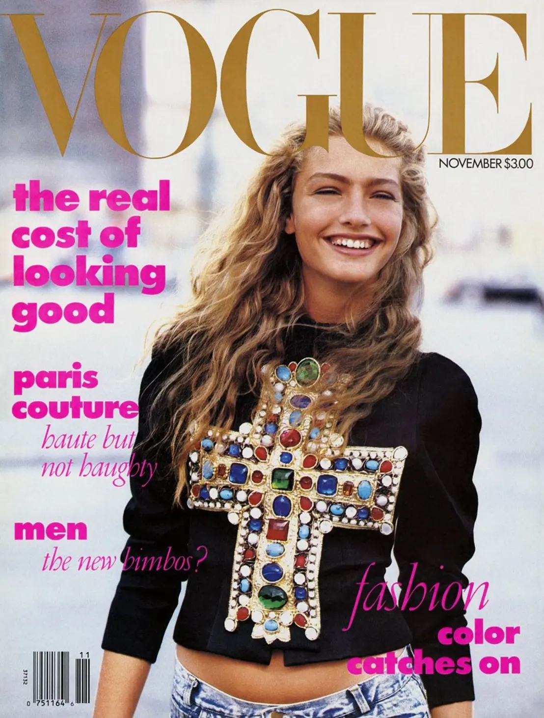 Vogue, November 1988: the debut cover under Anna Wintour