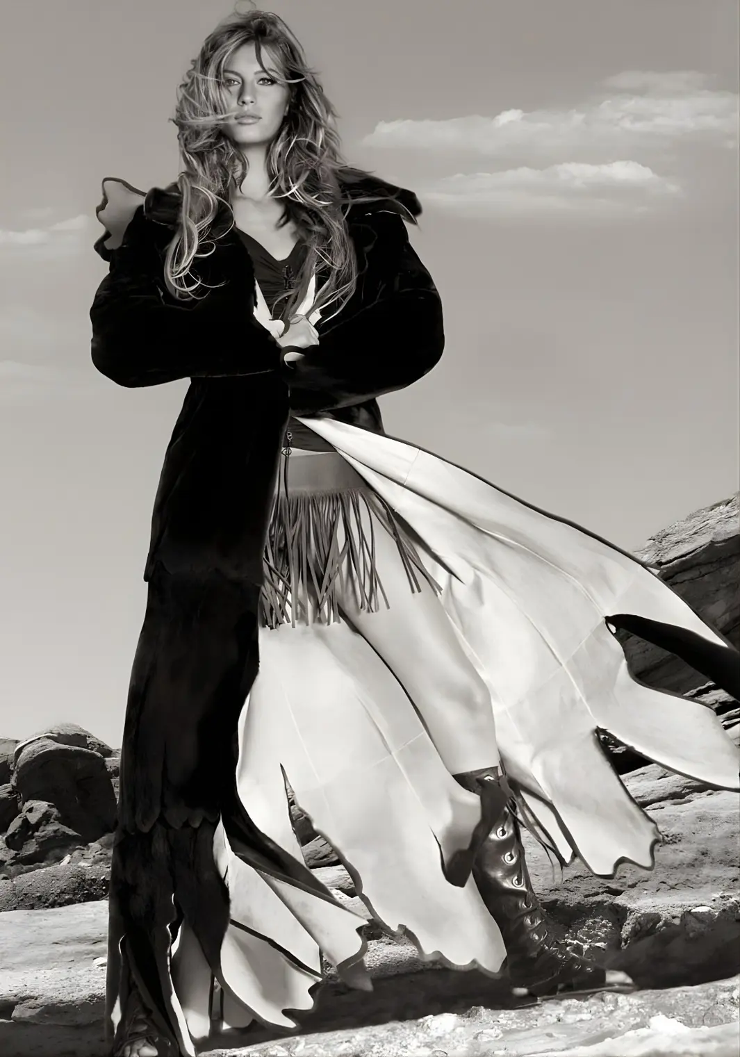 Gisele Bündchen for Blackglama Spring 2002