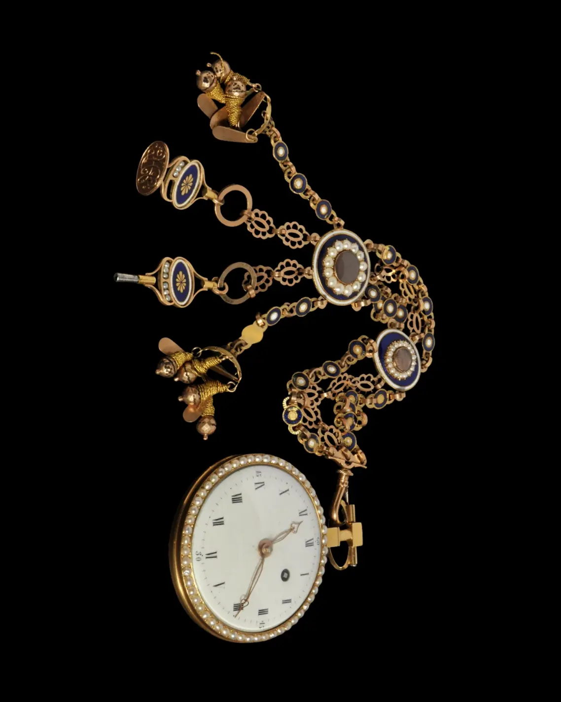Gold pocket watch