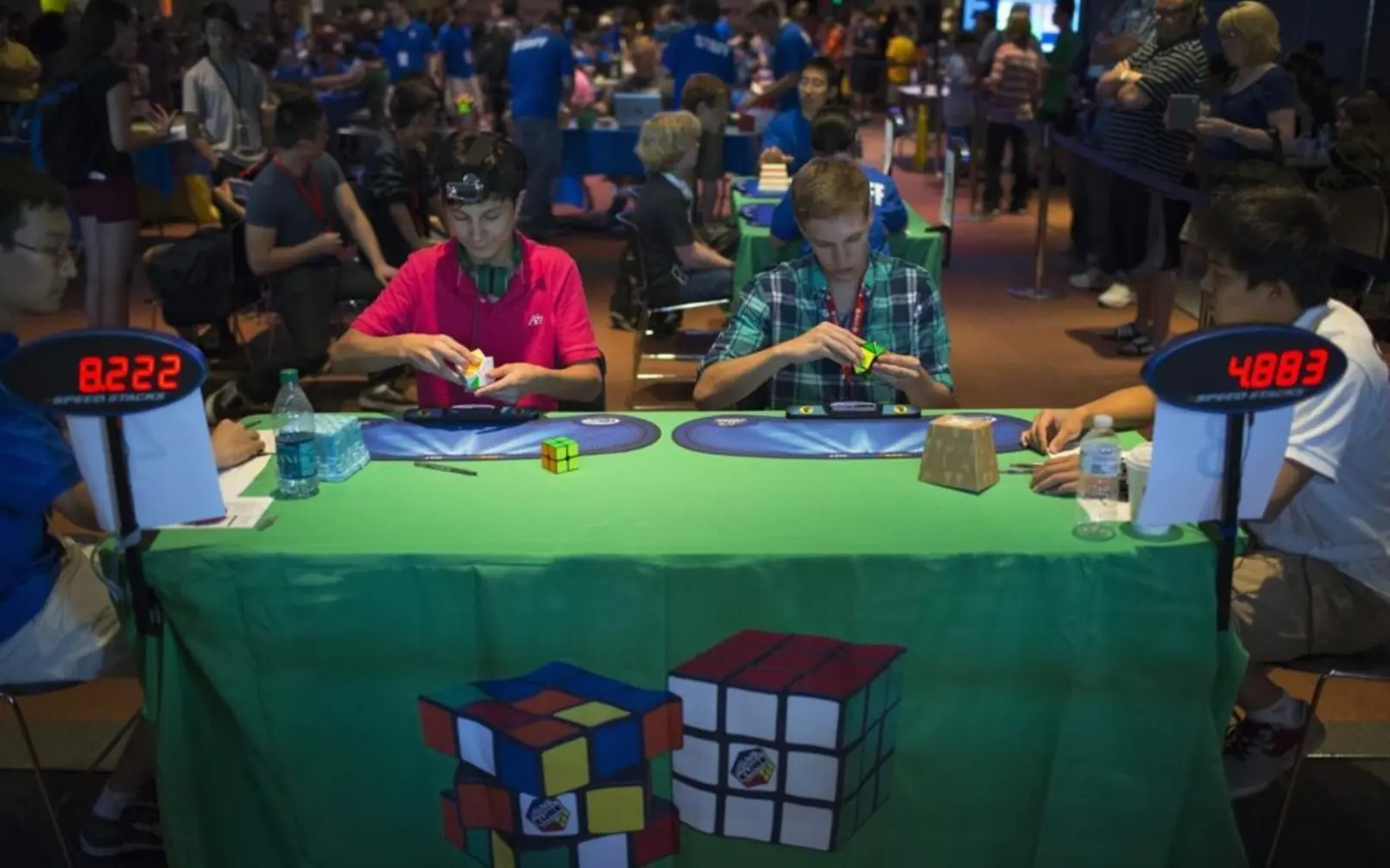 The National Rubik's Cube Championship at Liberty Science Center in New Jersey August 1, 2014