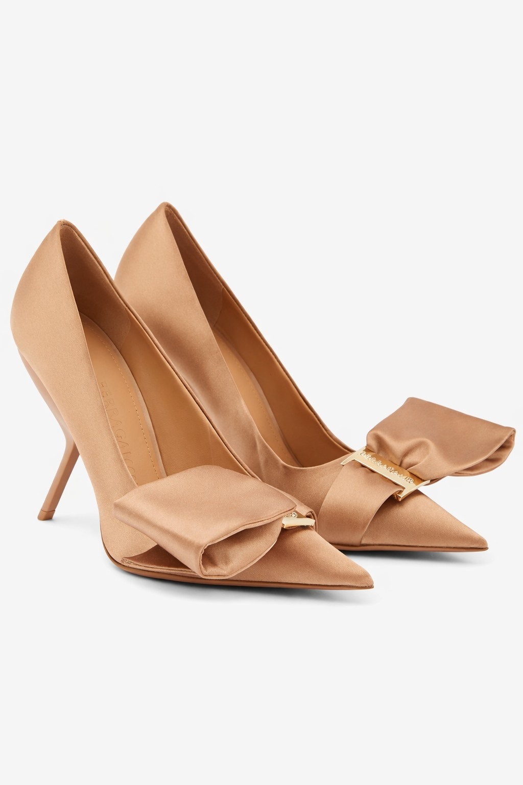 Soft Opulence Ferragamo Satin Pumps