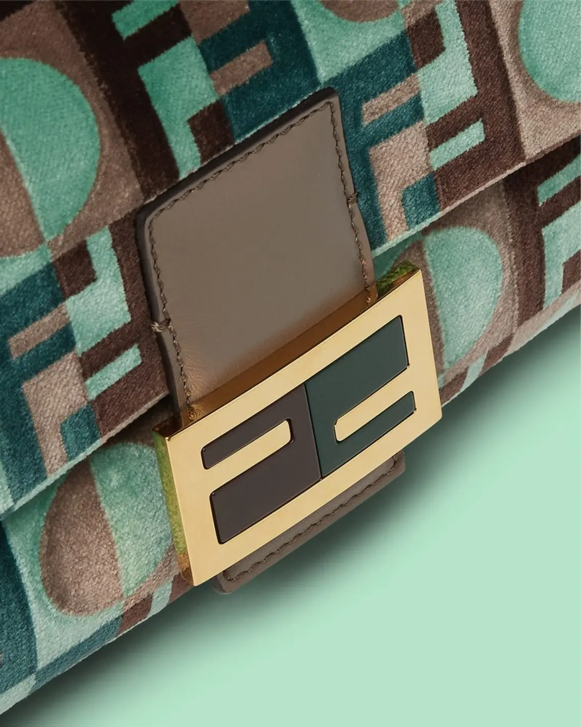 The detail of the new Fendi x Emily in Paris collection