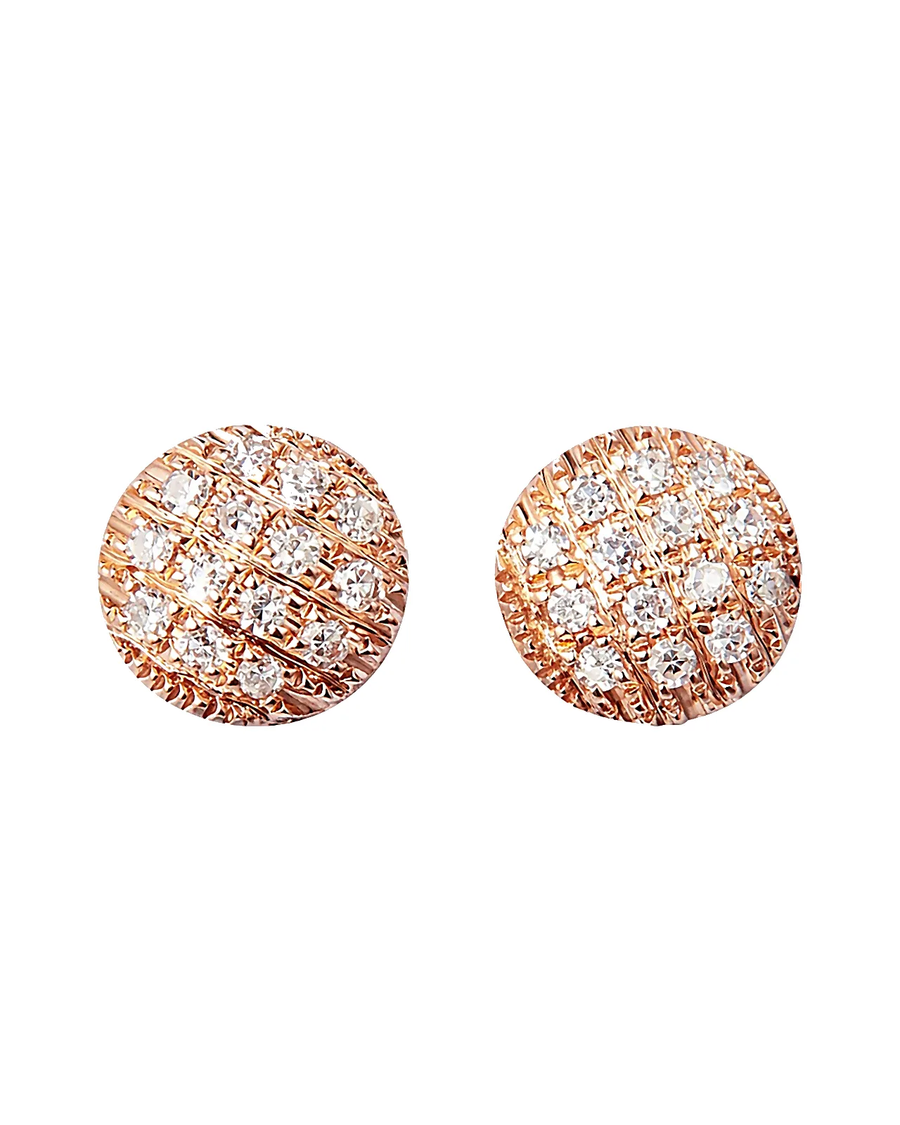 Petal Dana Rebecca Pink Boucles d’Oreilles Diamond Earrings
