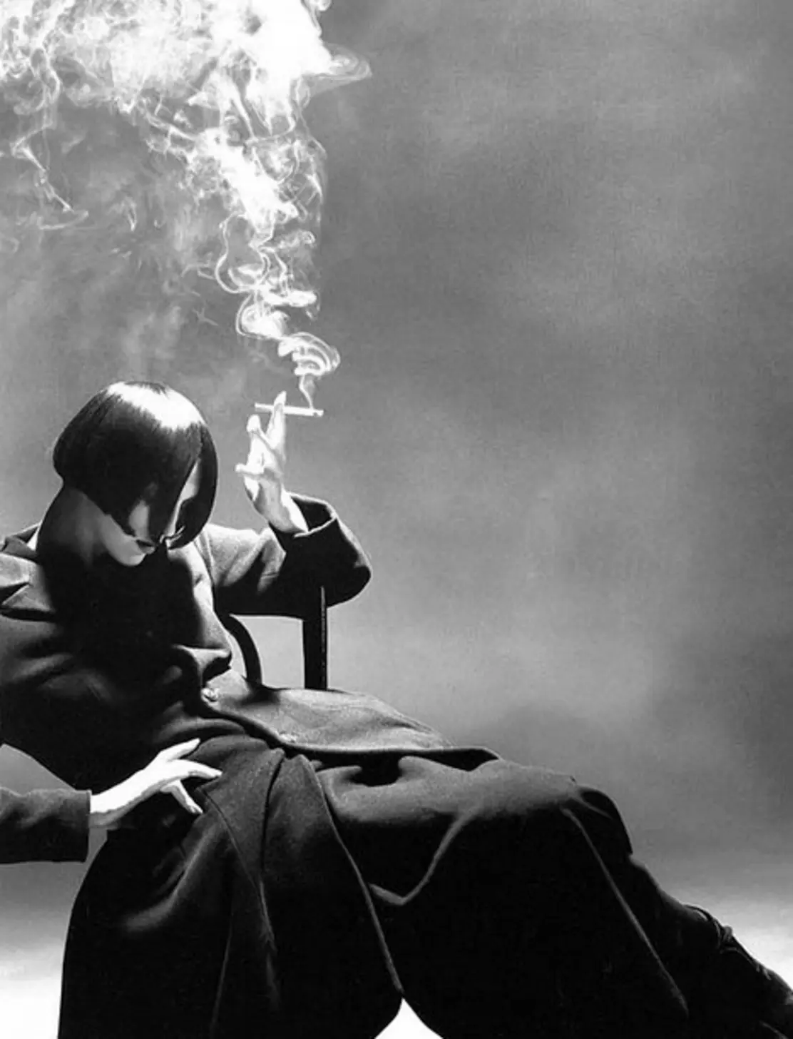 Susie Bick by Nick Knight for Yohji Yamamoto Fall 1988