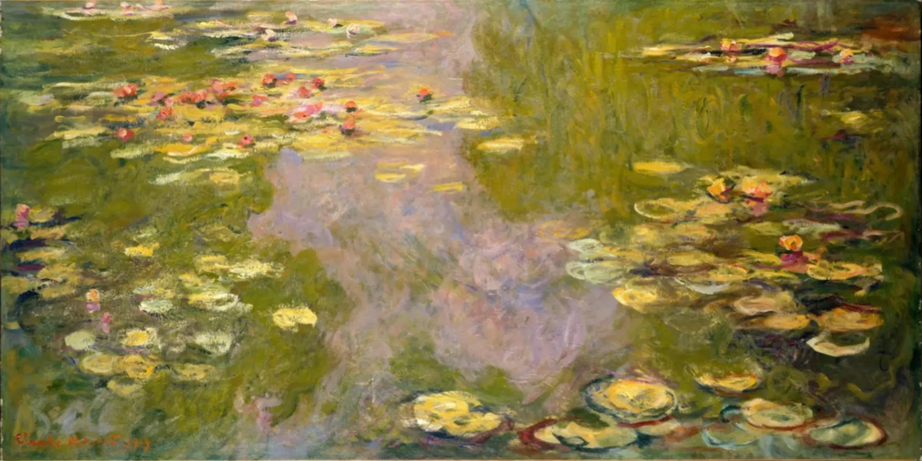 Spring Water Lilies, Claude Monet