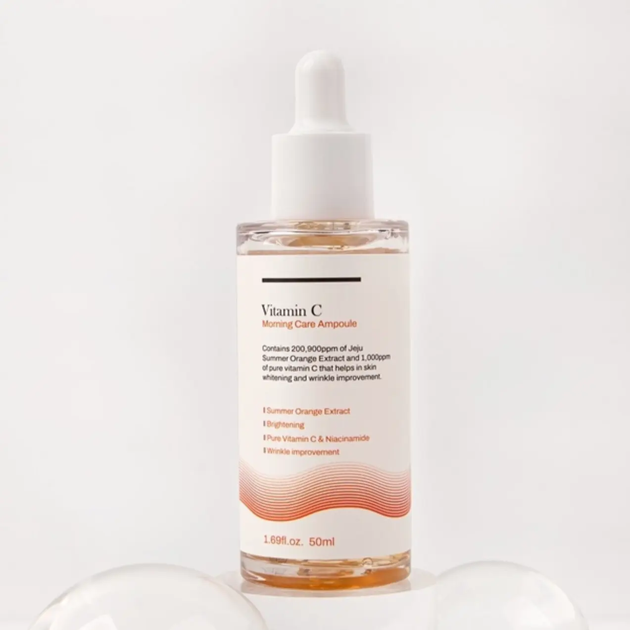 Vitamin C serum for morning routine as part of a skincare plateau effect reset