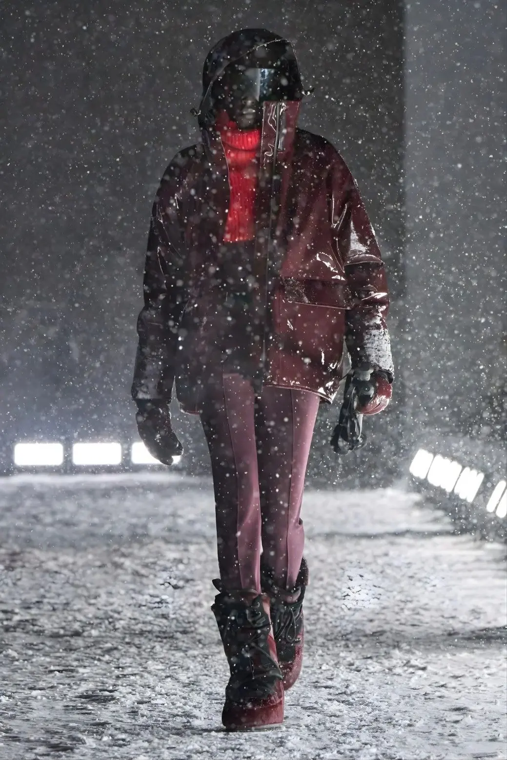 Moncler Grenoble Fall 2025 skiing