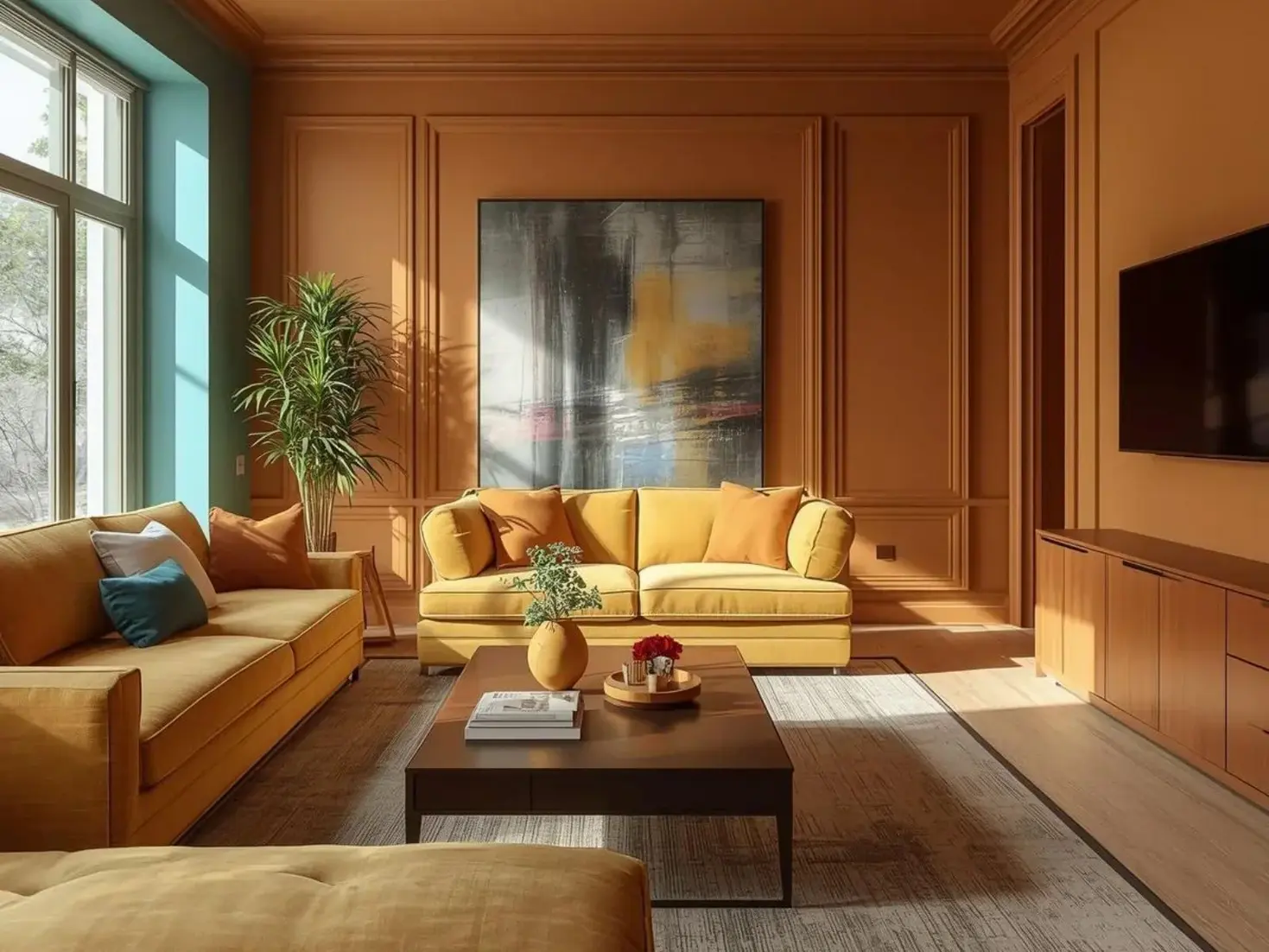 Color drenching2 Interior design in 2026