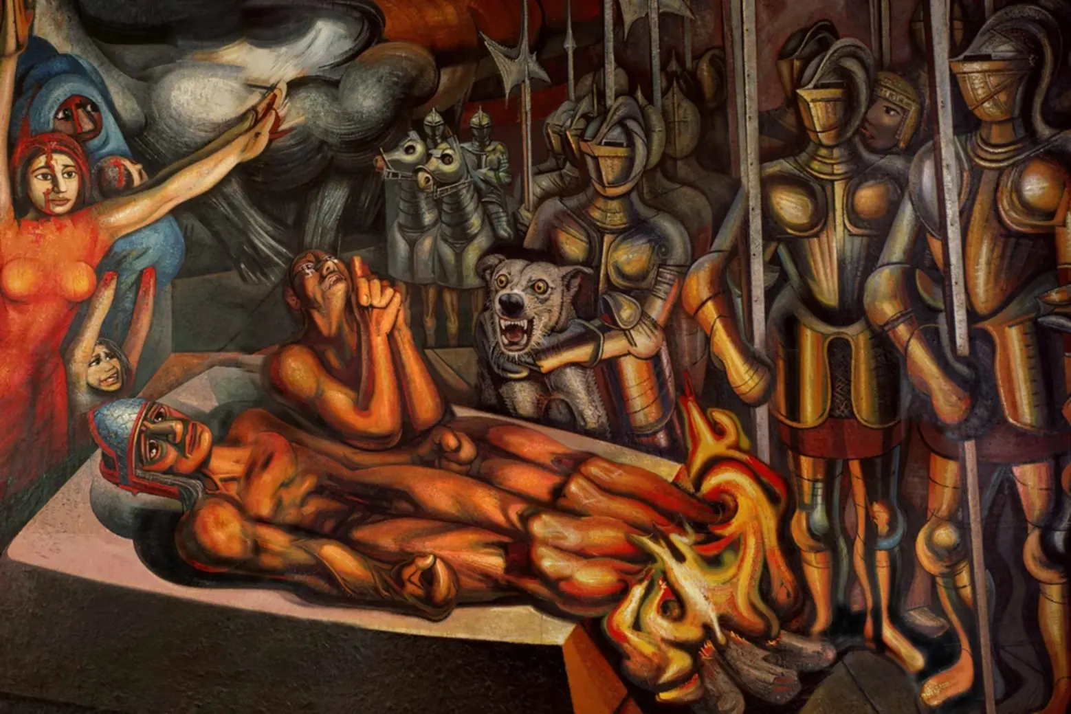 Mexican Surrealism mural