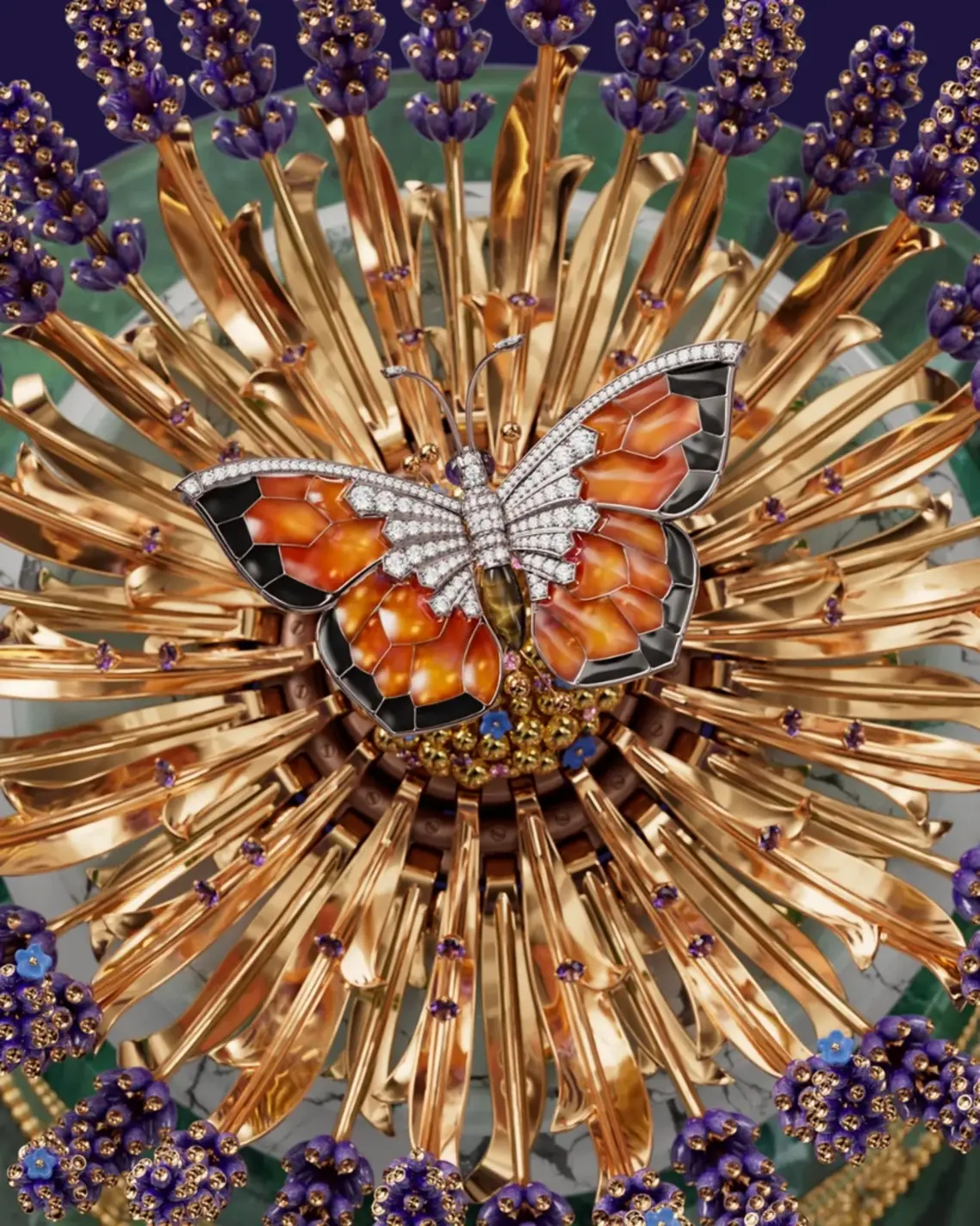 Van Cleef & Arpels Flower Automata Brassée de Lavande 3