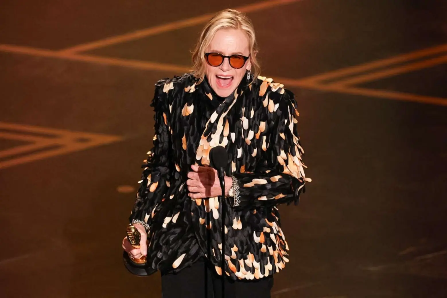 Oscars 2026 Amy Madigan won Best Supporting Actress for Weapons after the longest gap between nominations for actresses