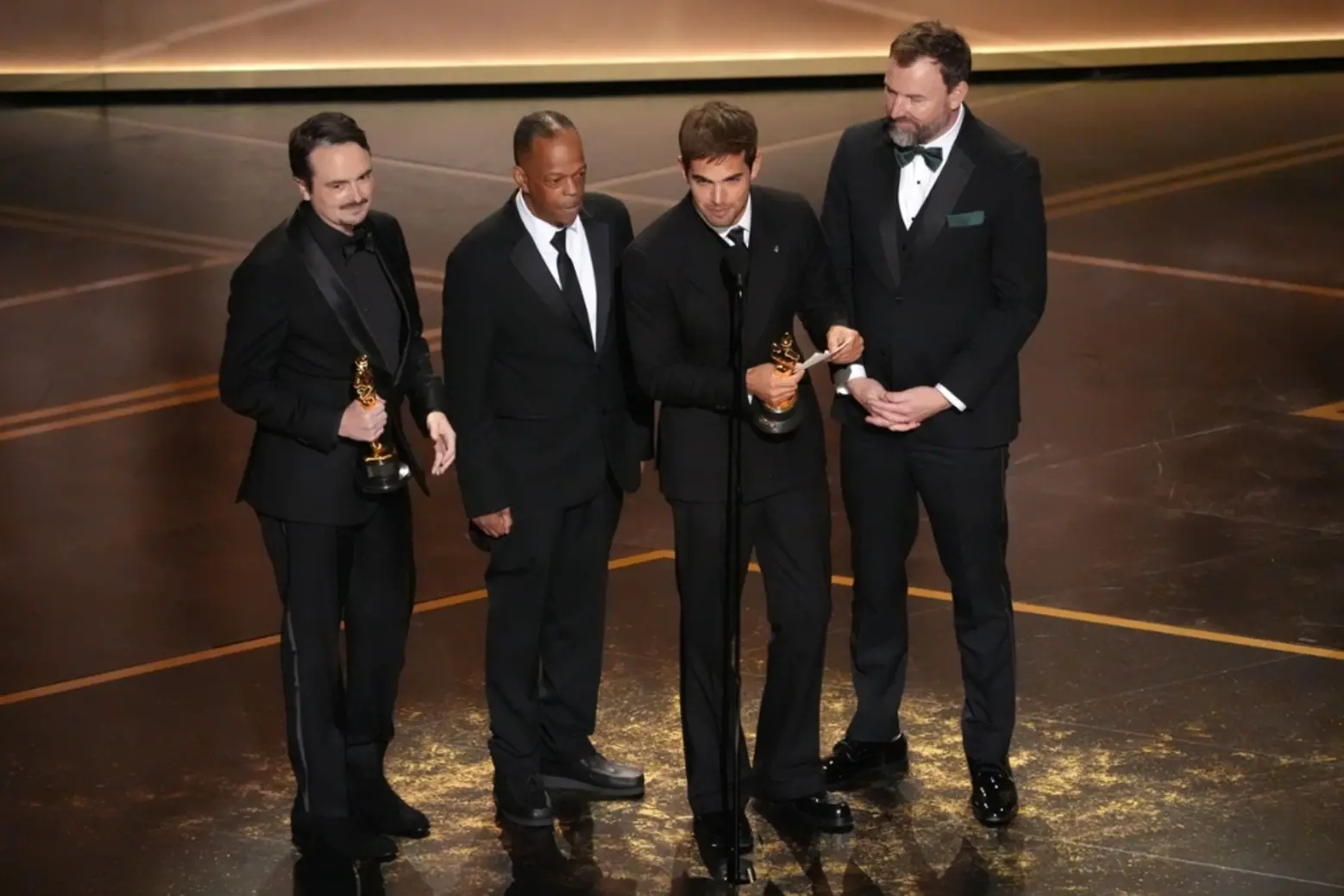 Oscars 2026 Live Action Short Film was shared by The Singers and Two People Exchanging Saliva, only the seventh tie in Oscar history