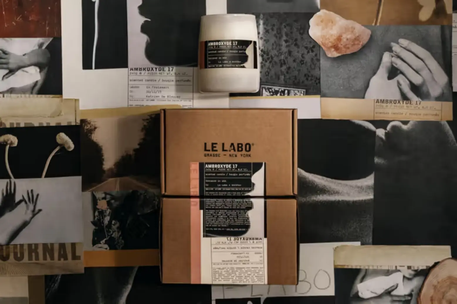 luxury candle brands Le Labo x nOther Magazine for AMBROXYDE 17