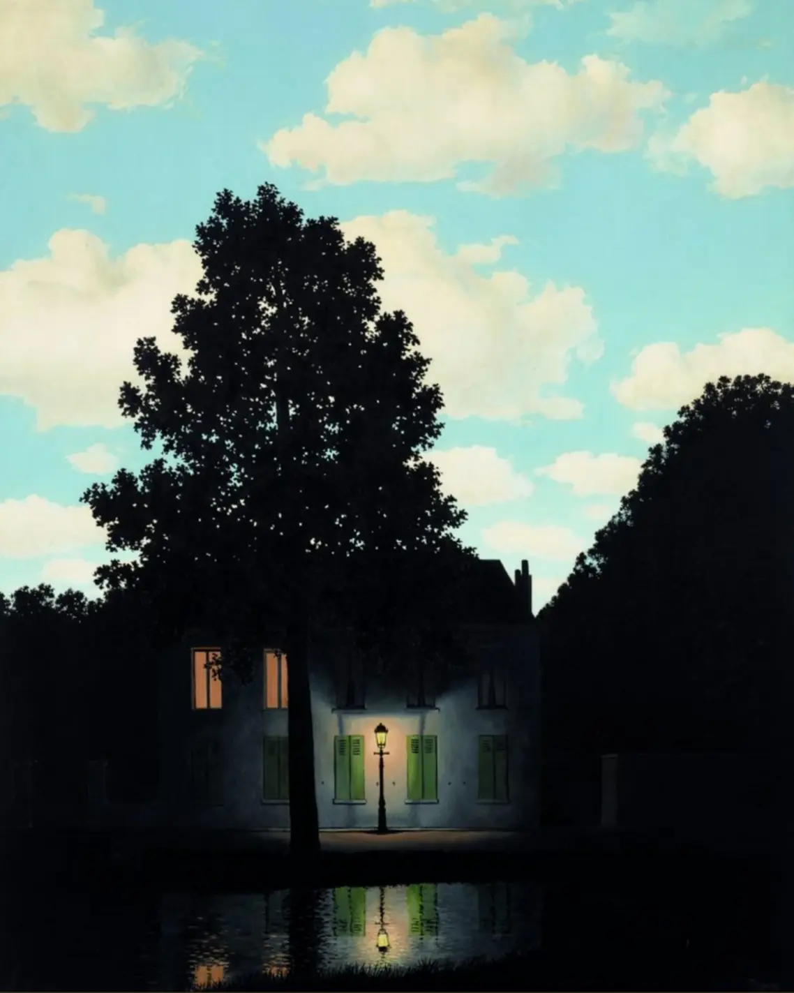 René Magritte Surrealism The Empire of Lights (1953-54)