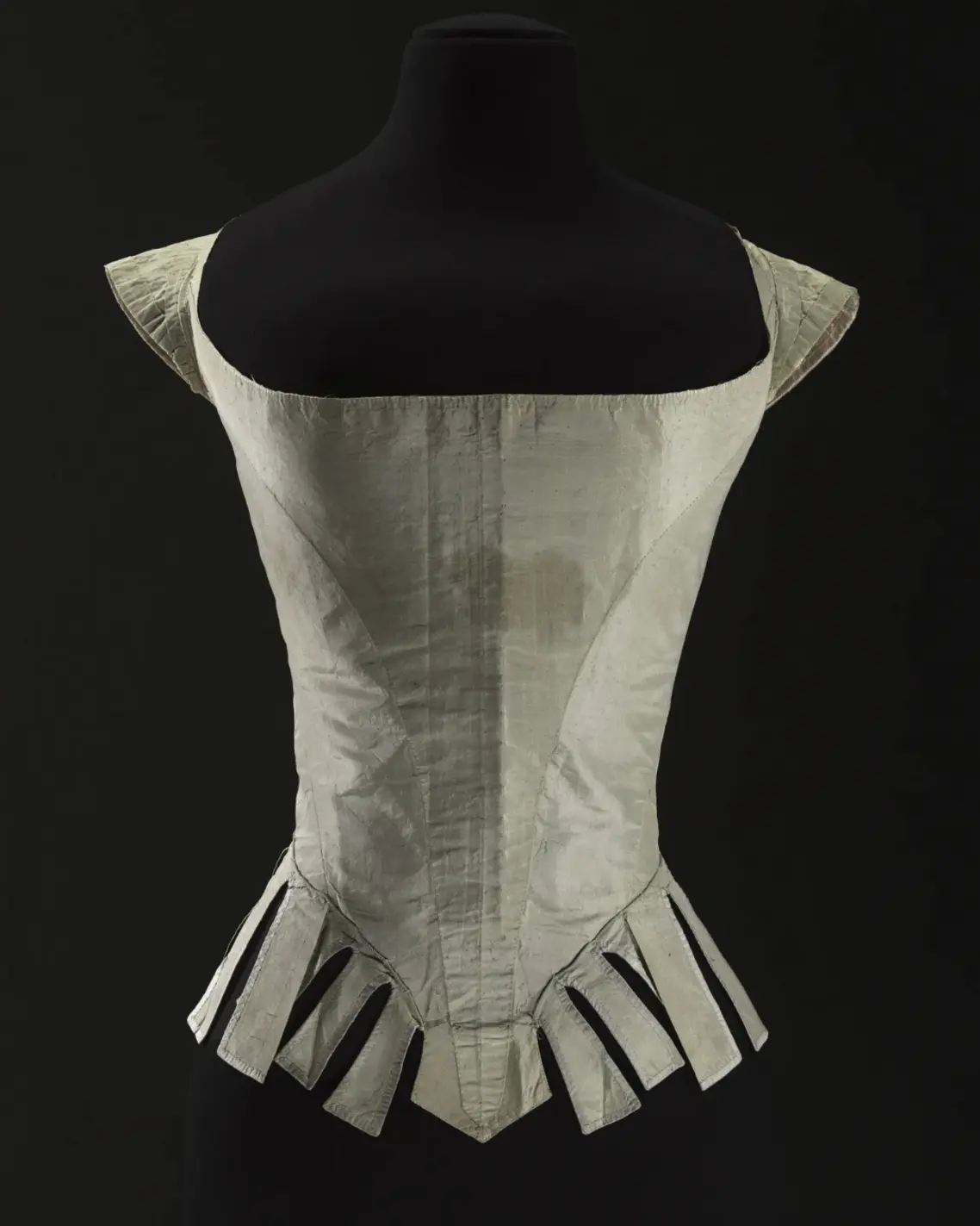 fashion exhibition 17th century Corset attributed to Queen Marie Antoinette