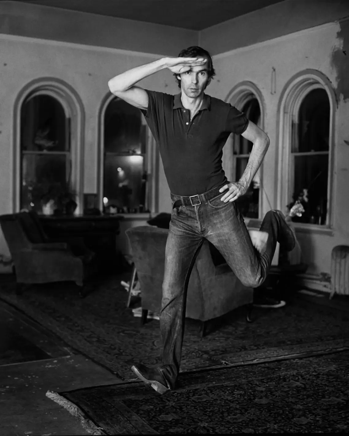 Persistence of Vision Peter Hujar, Self-Portrait (I) Jumping, 1974