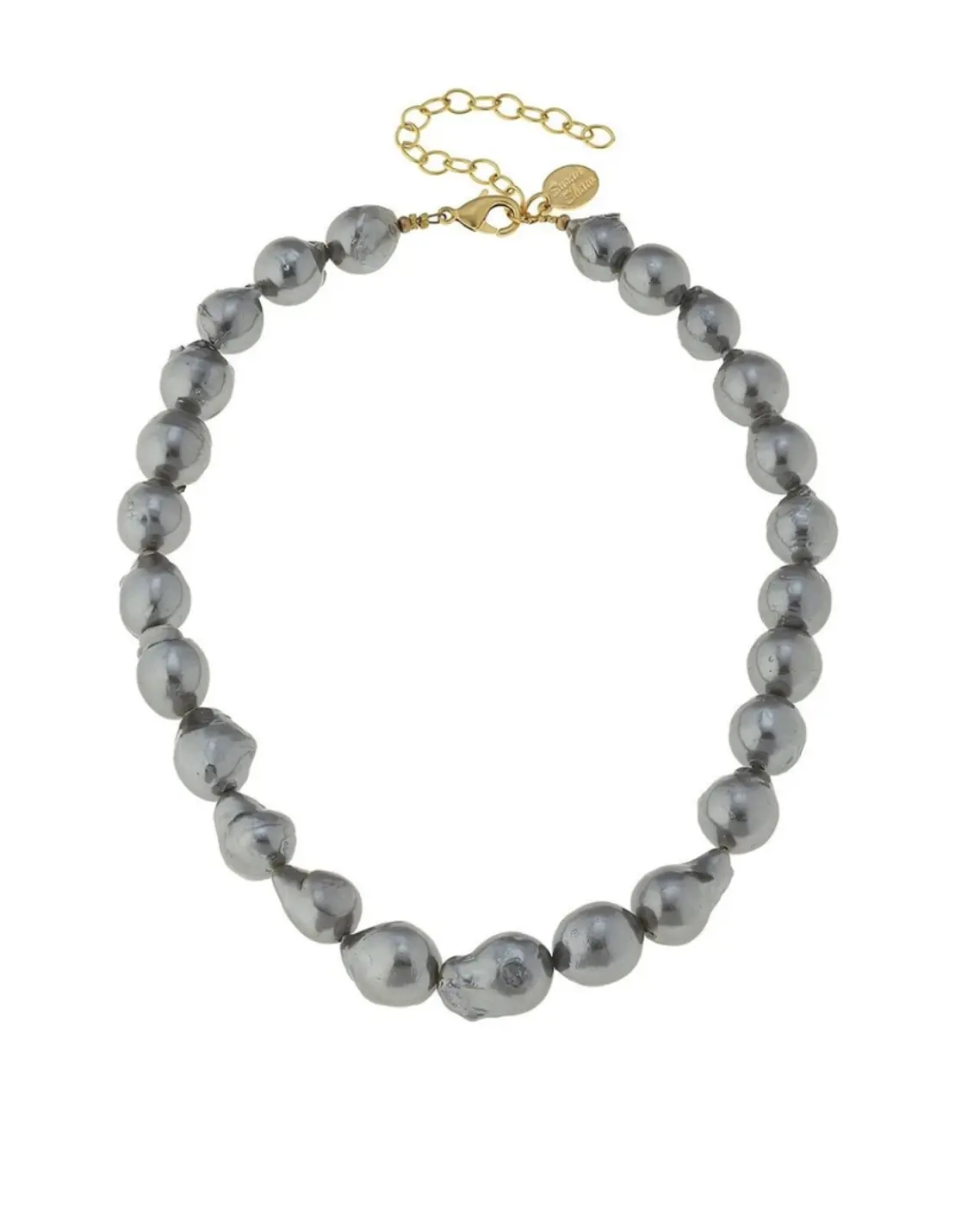 Iron Ingenue 3 Susan Shaw Pearl Necklace