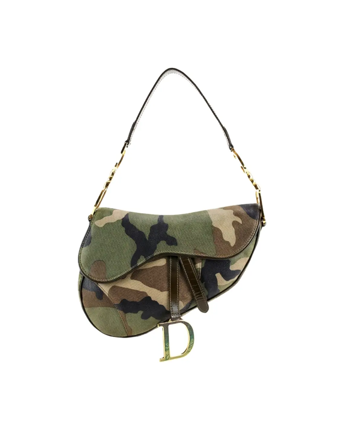 Battle Royale Christian Dior Camouflage Saddle Bag