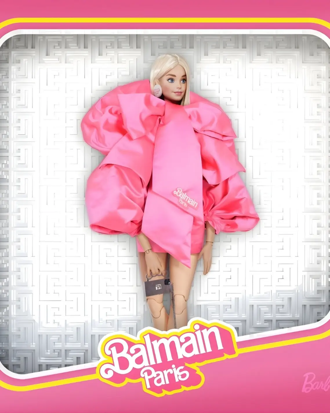 Balmain x Barbie 2022 Collaboration Barbie fashion doll