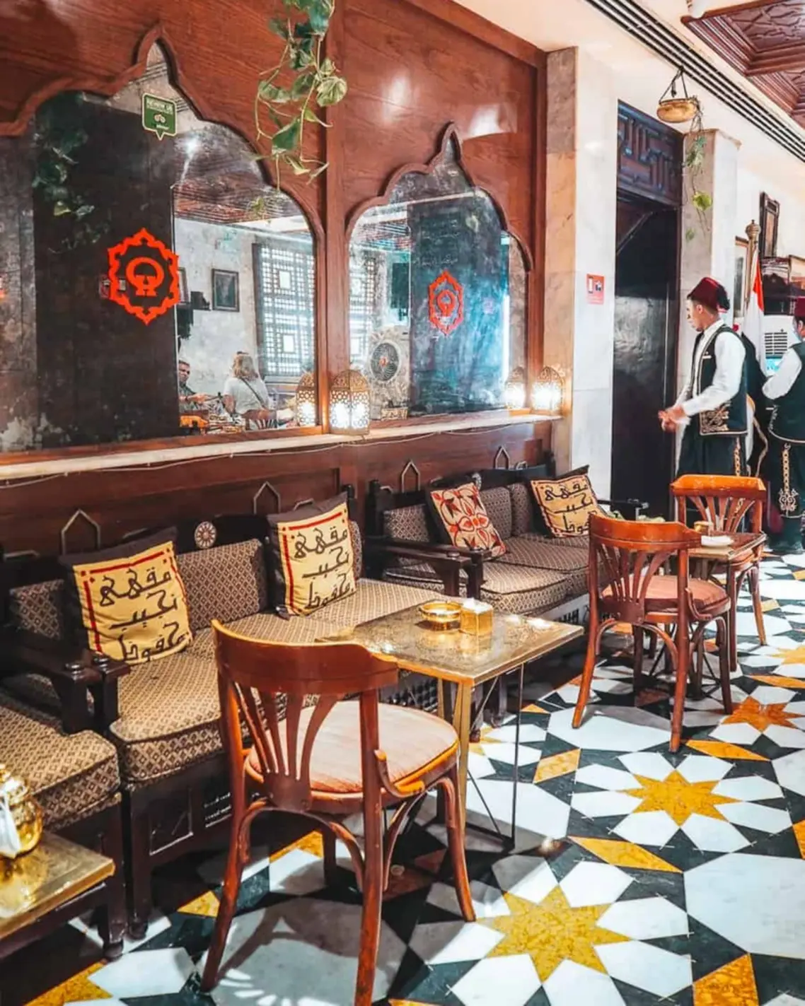 Cairo3 open-air museum Naguib Mahfouz Cafe