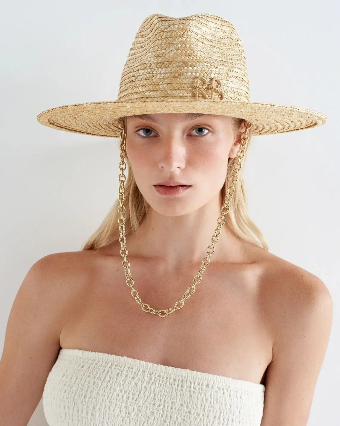 hat trends Ruslan Baginskiy Spring-Summer 24 Collection Straw Hat