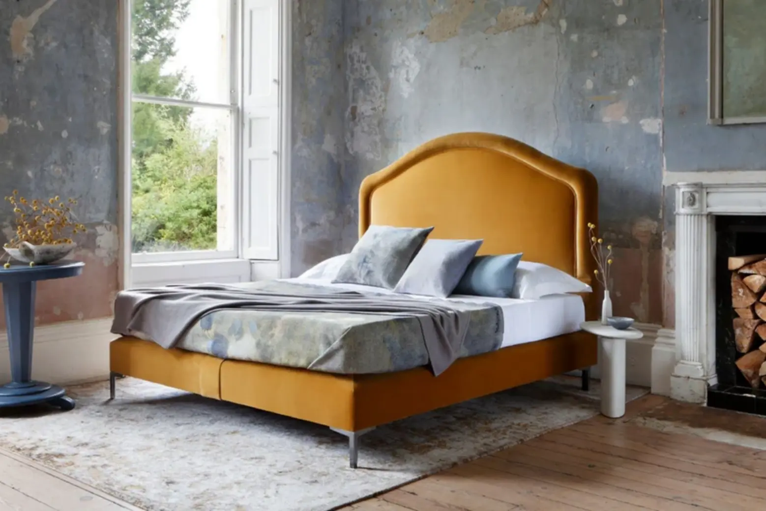 Luxury bedding brands Eiderdown Savoir's 'Cassie" bed design