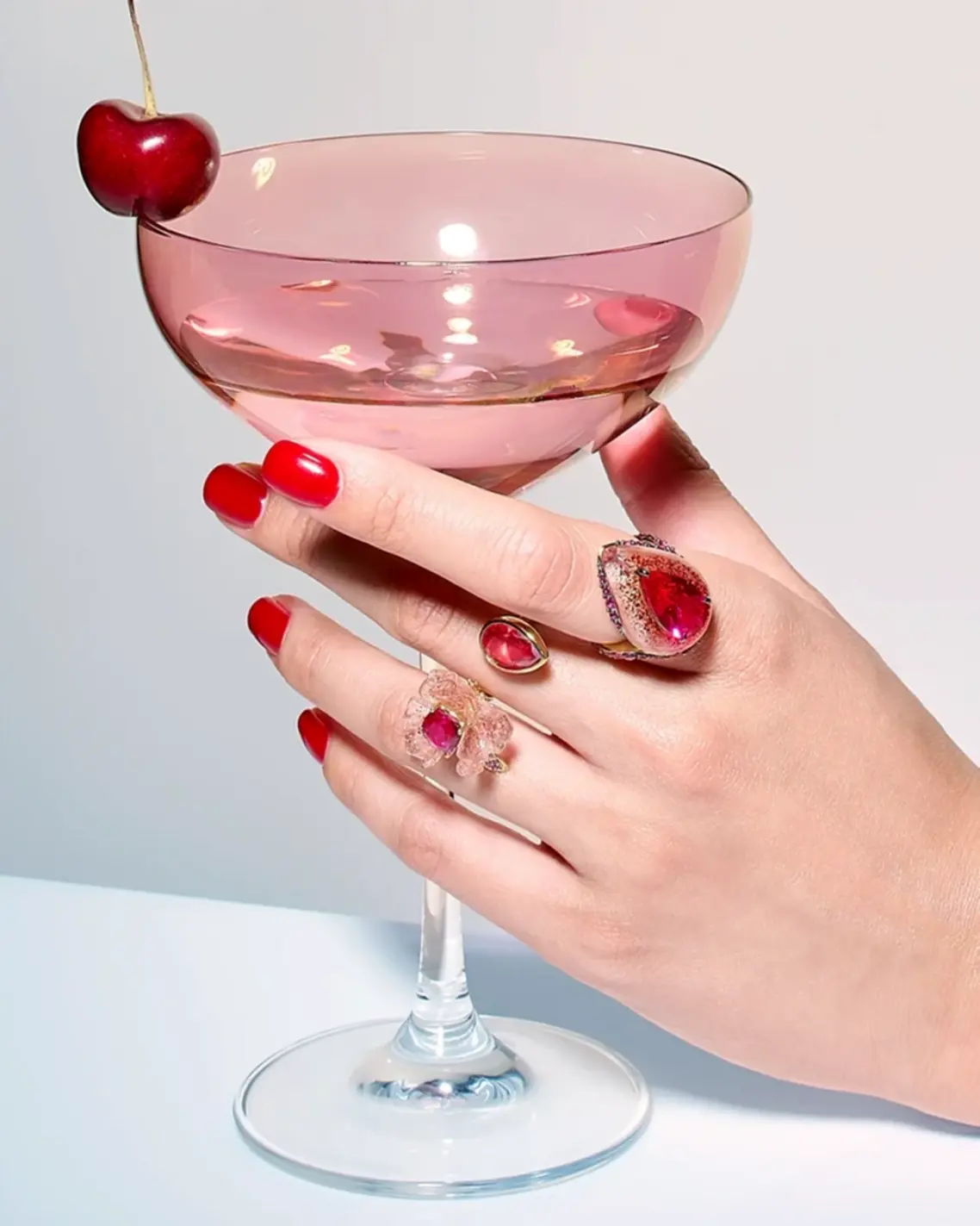 Anabela Chan's Fruit Gems luxury jewelry trends Ruby Beetroot Elixir Ring