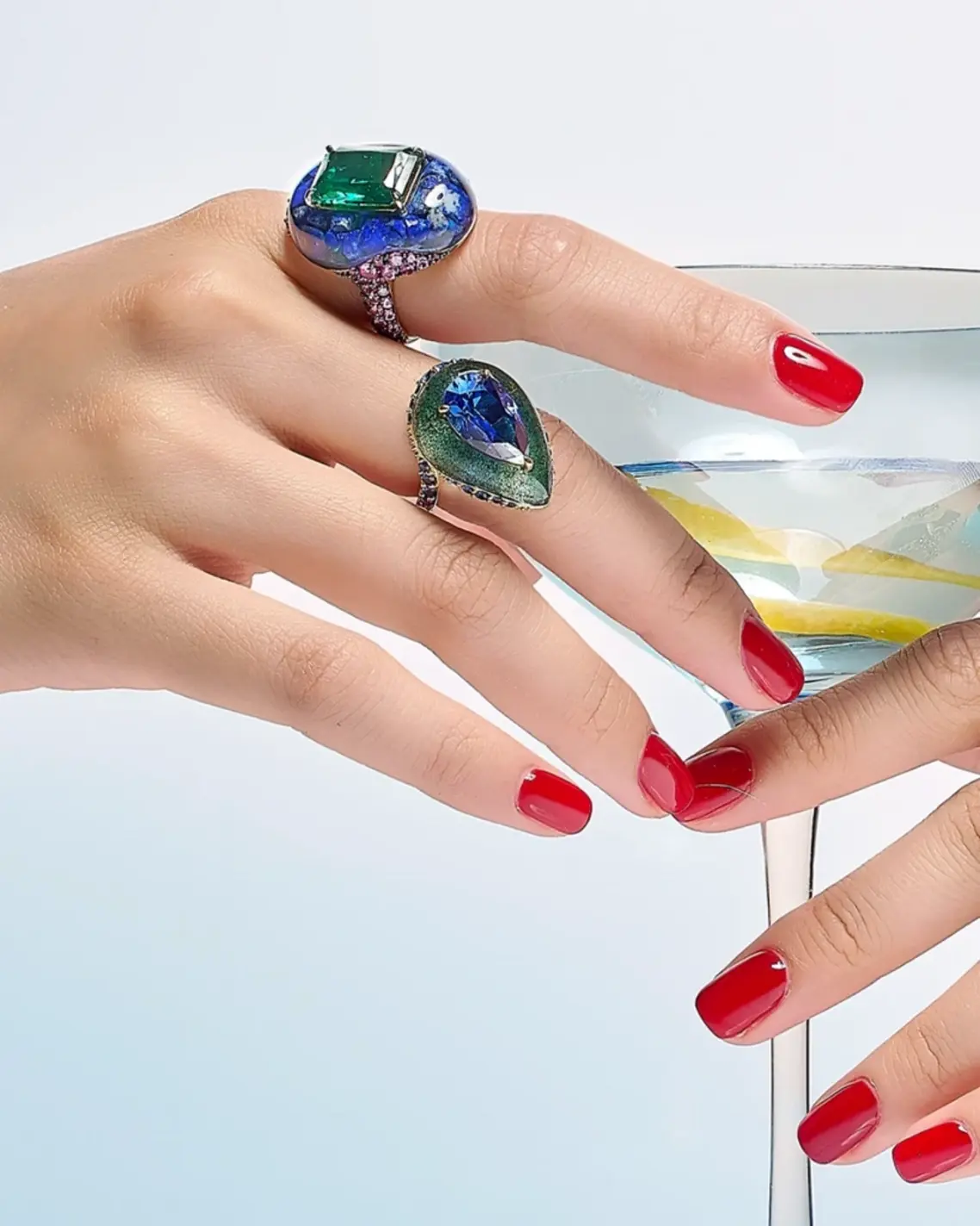 Anabela Chan's Fruit Gems luxury jewelry trends Sapphire Plankton Elixir Rin