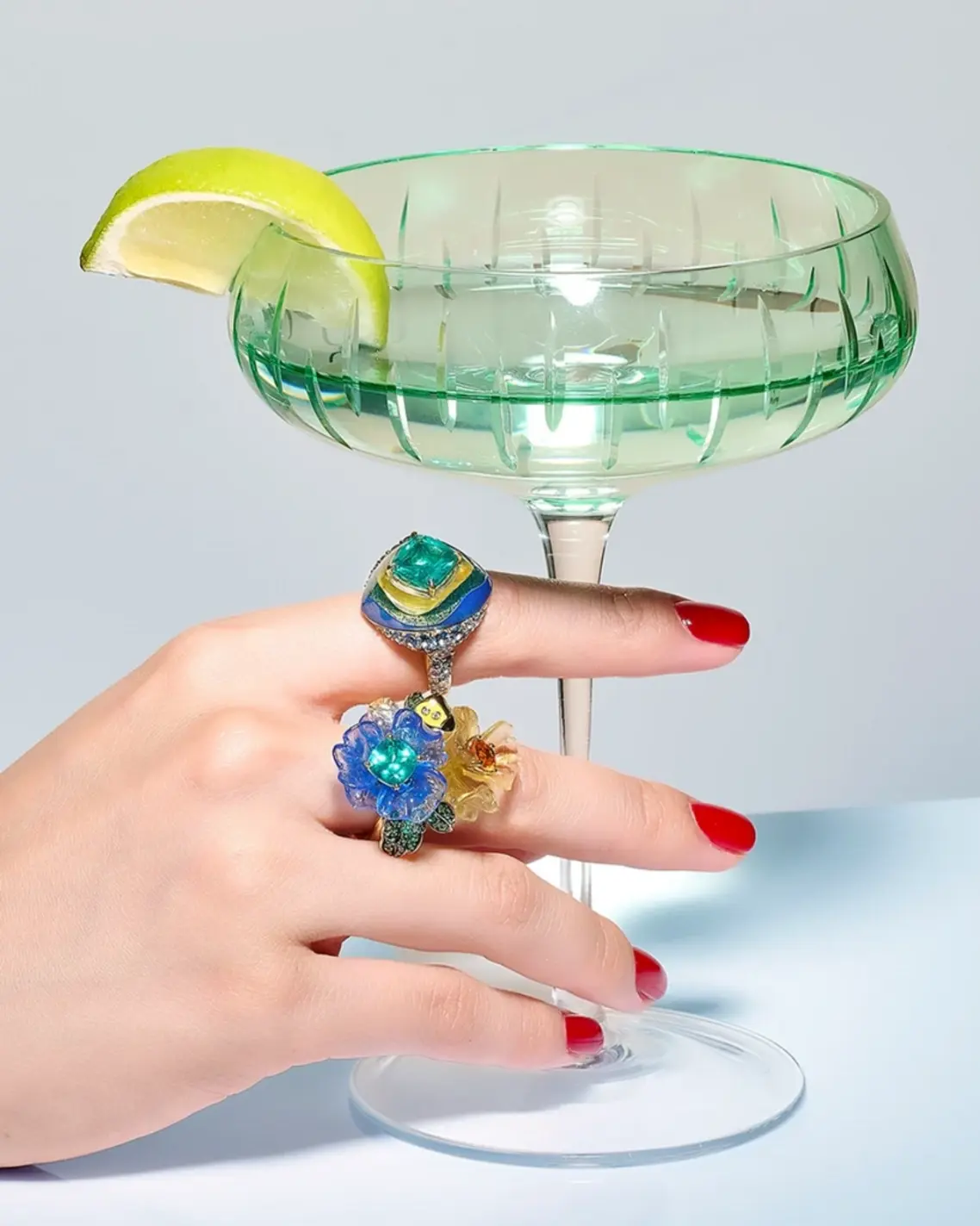 Anabela Chan's Fruit Gems luxury jewelry trends Ocean Sugarloaf Ring