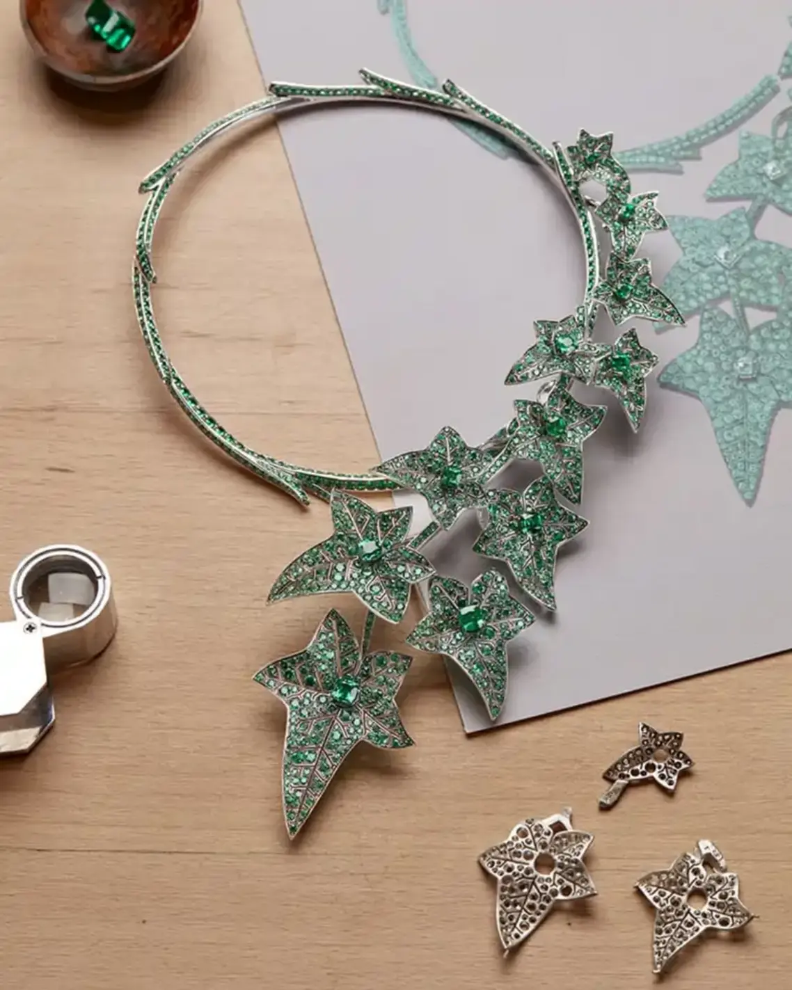 Claire Choisne Boucheron Lierre de Paris Question Mark Necklace