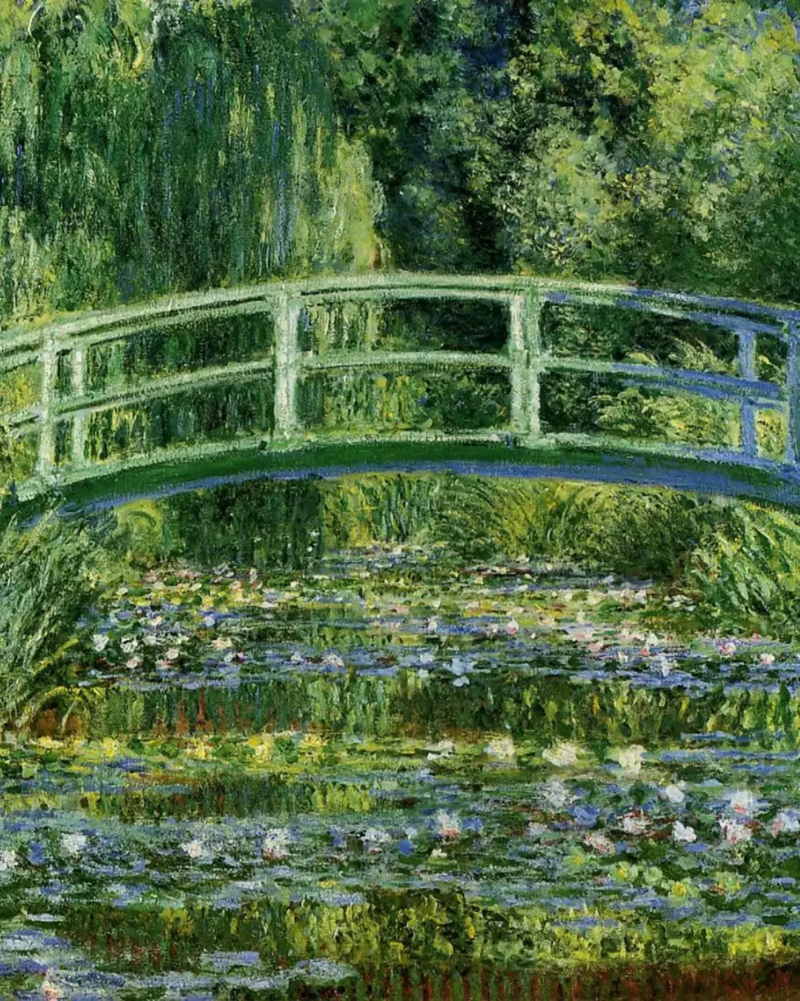 Ukiyo-e Japanese Bridge