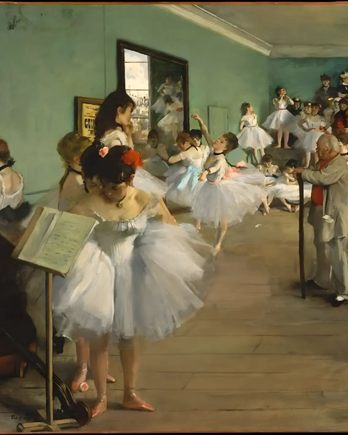 Ukiyo-e The Dance Class