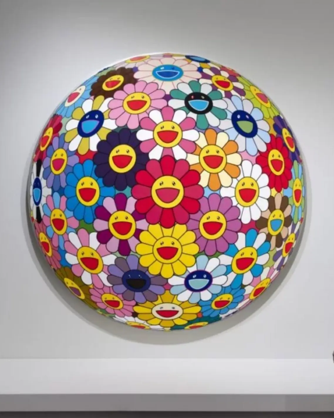 Takashi Murakami Flower Ball (2002) Acrylic on canvas