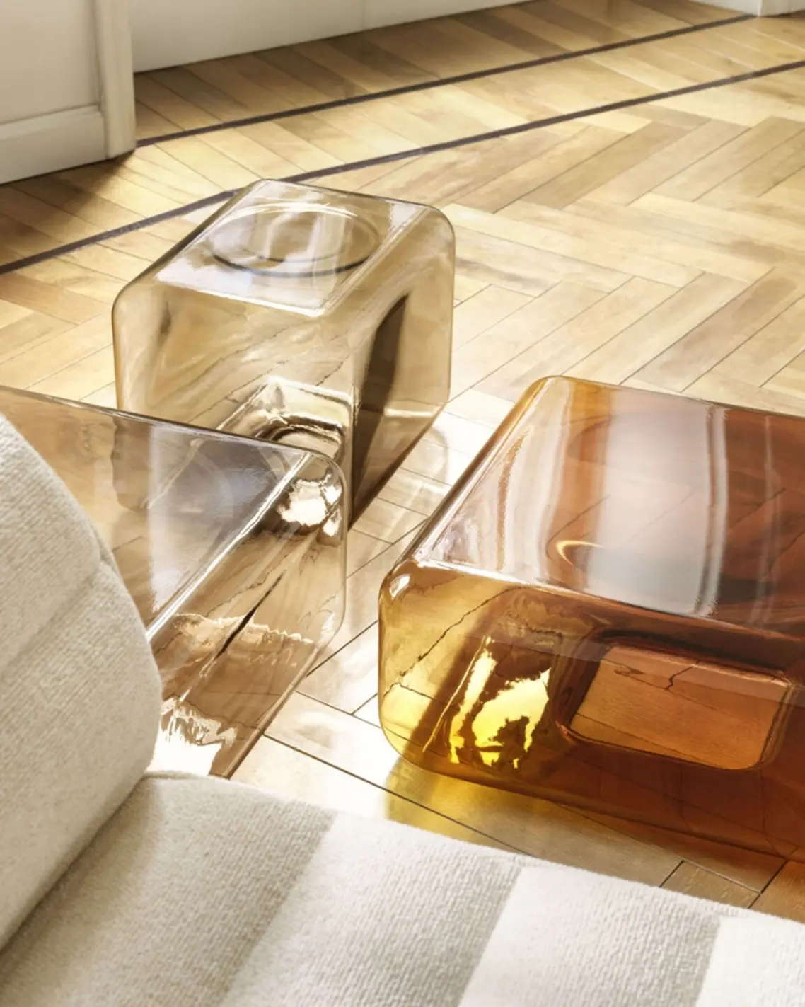 Contemporary glass design luxury home decor