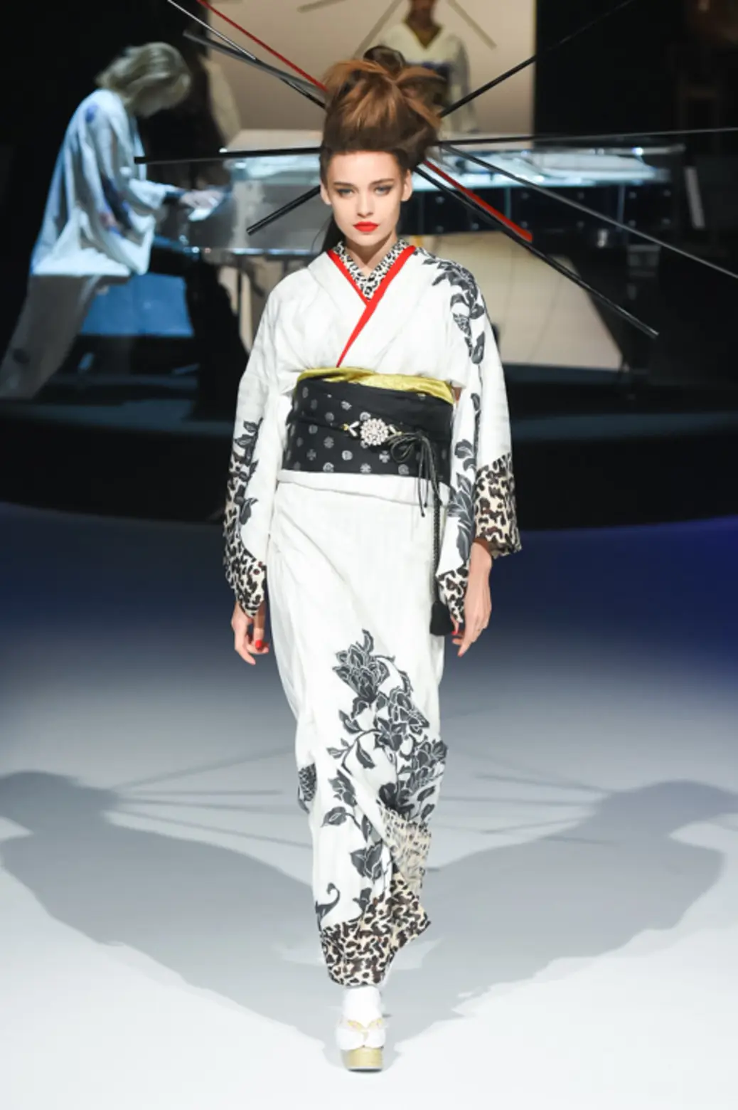 Kimono On the Runway d