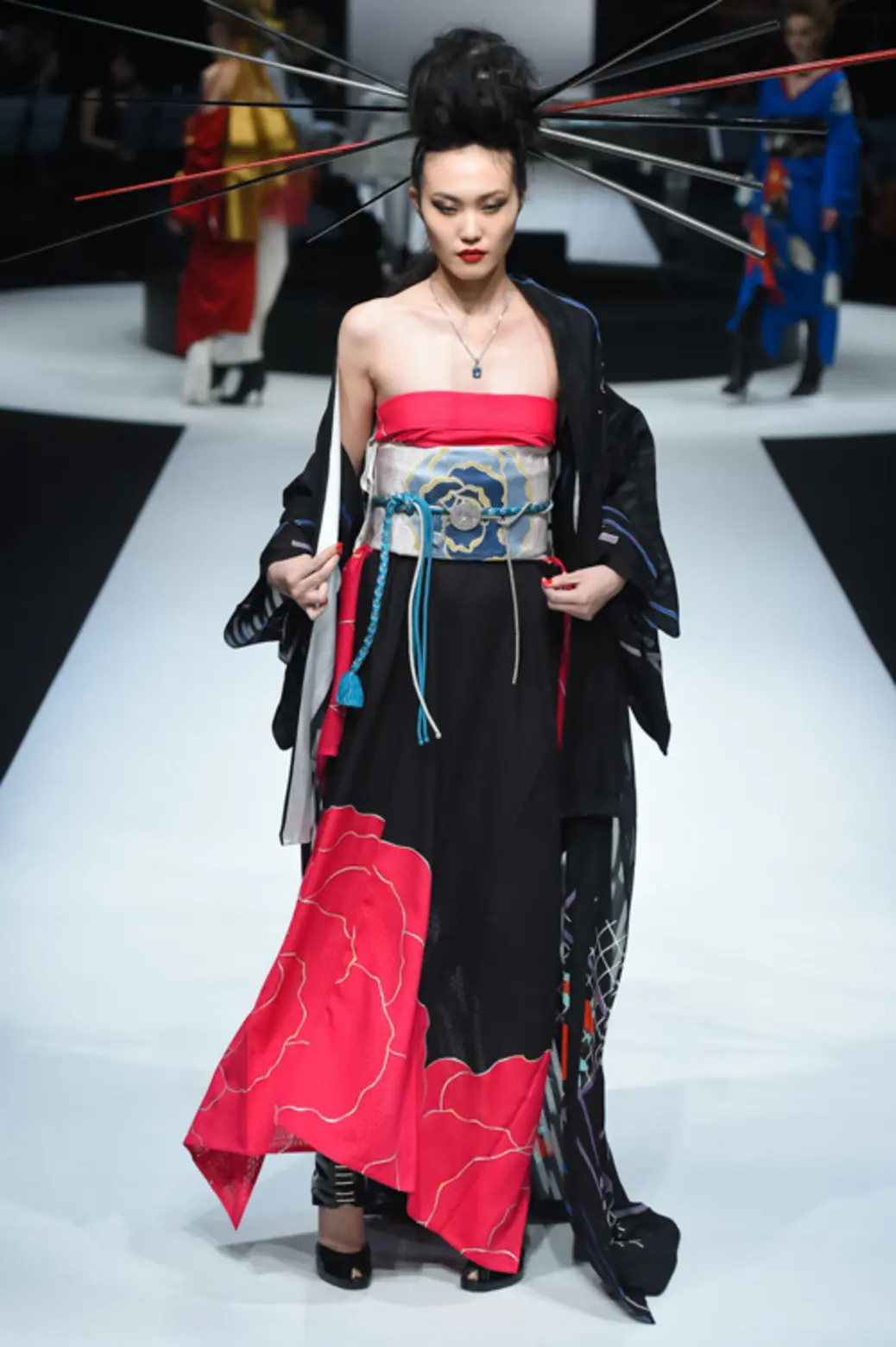 Kimono On the Runway f