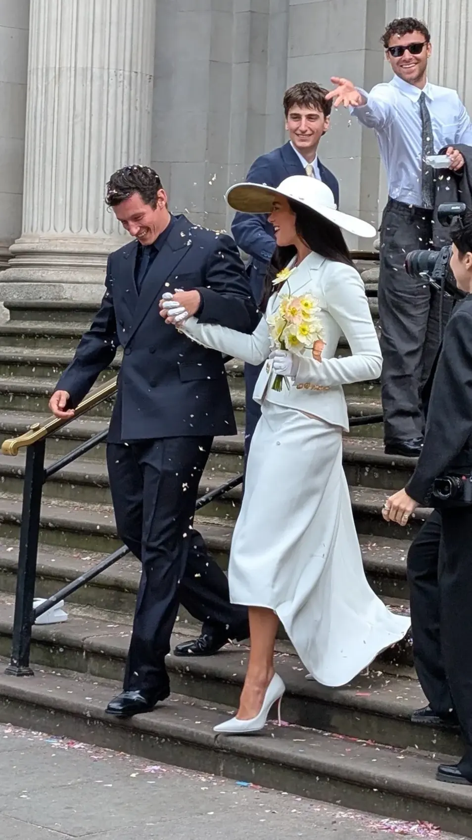 Dua Lipa wedding suit 1
