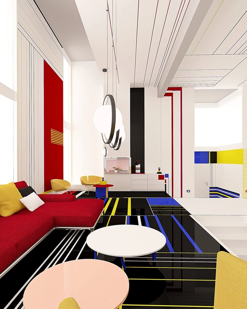Piet Mondrian abstraction