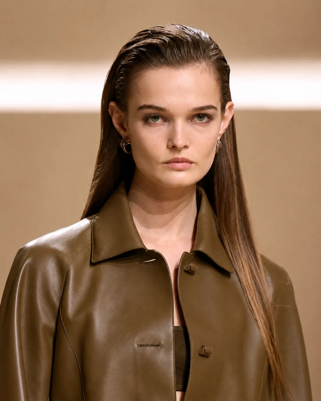 Sleek hair Hermès Spring 2026 Ready-to-Wear Fashion Show
