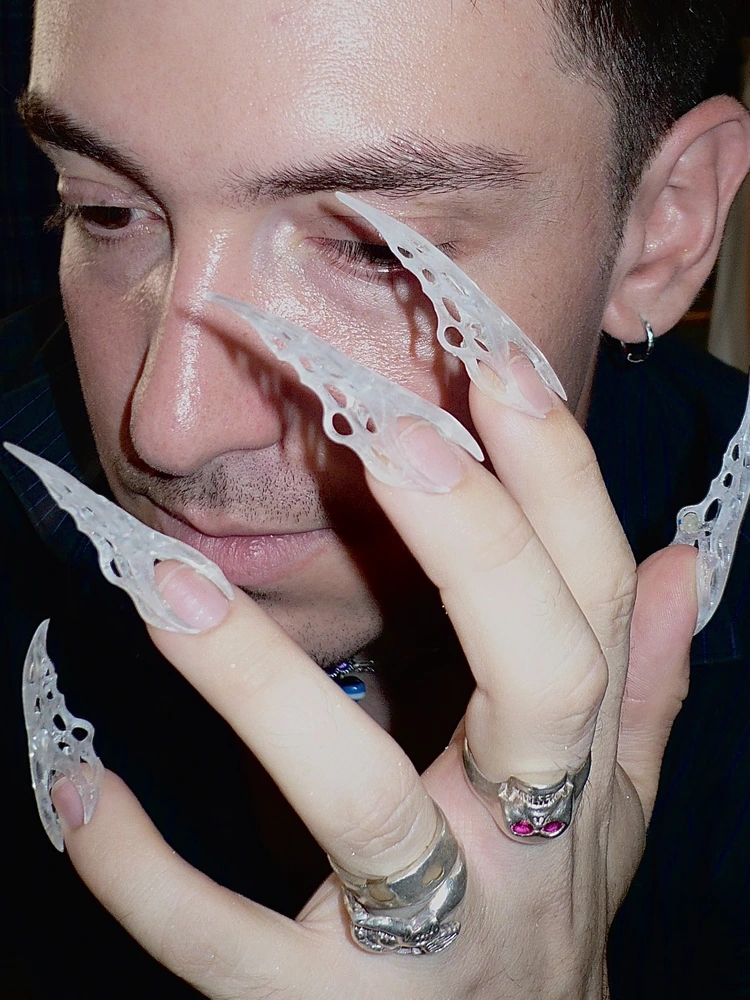 Nail Looks From Iris van Herpen Fall 2026 Show Explained 1