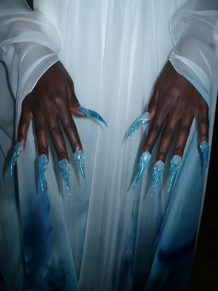 Nail Looks From Iris van Herpen Fall 2026 Show Explained 3