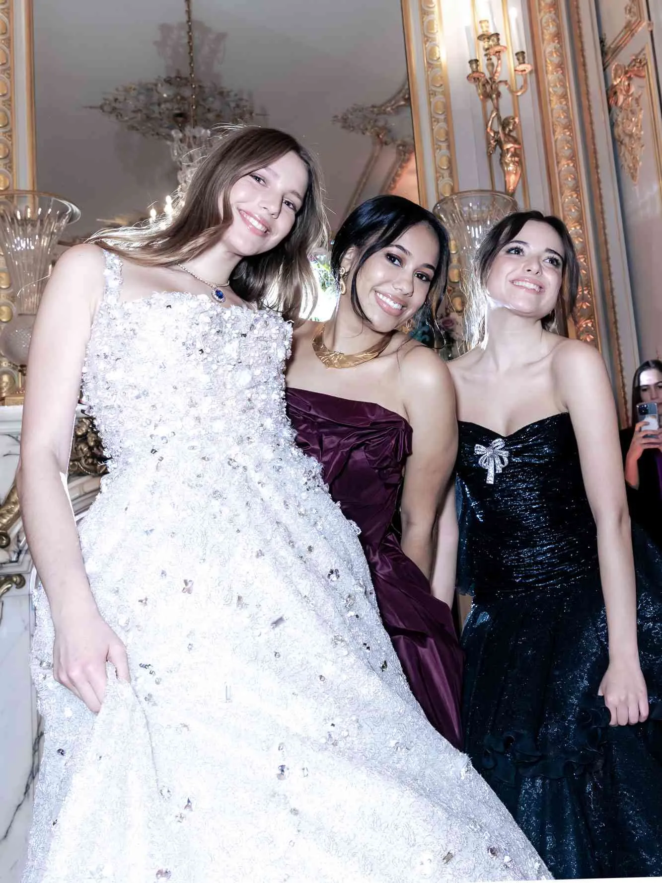 Cornelia Manou, Sophie Kodjoe, and the Comtesse Aliénor at Le Bal 2024
