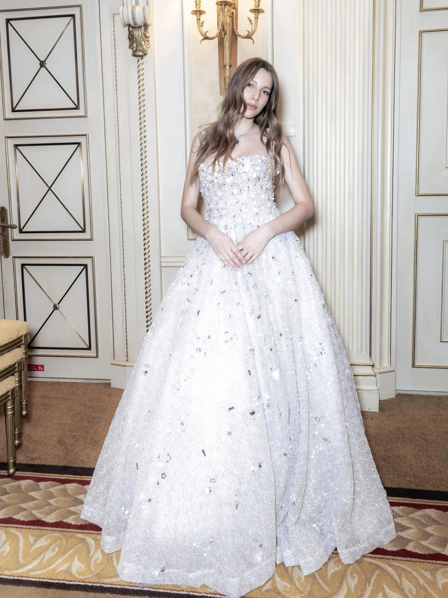 Cornelia Manou in Celia Kritarioti dress, Le Bal 2024