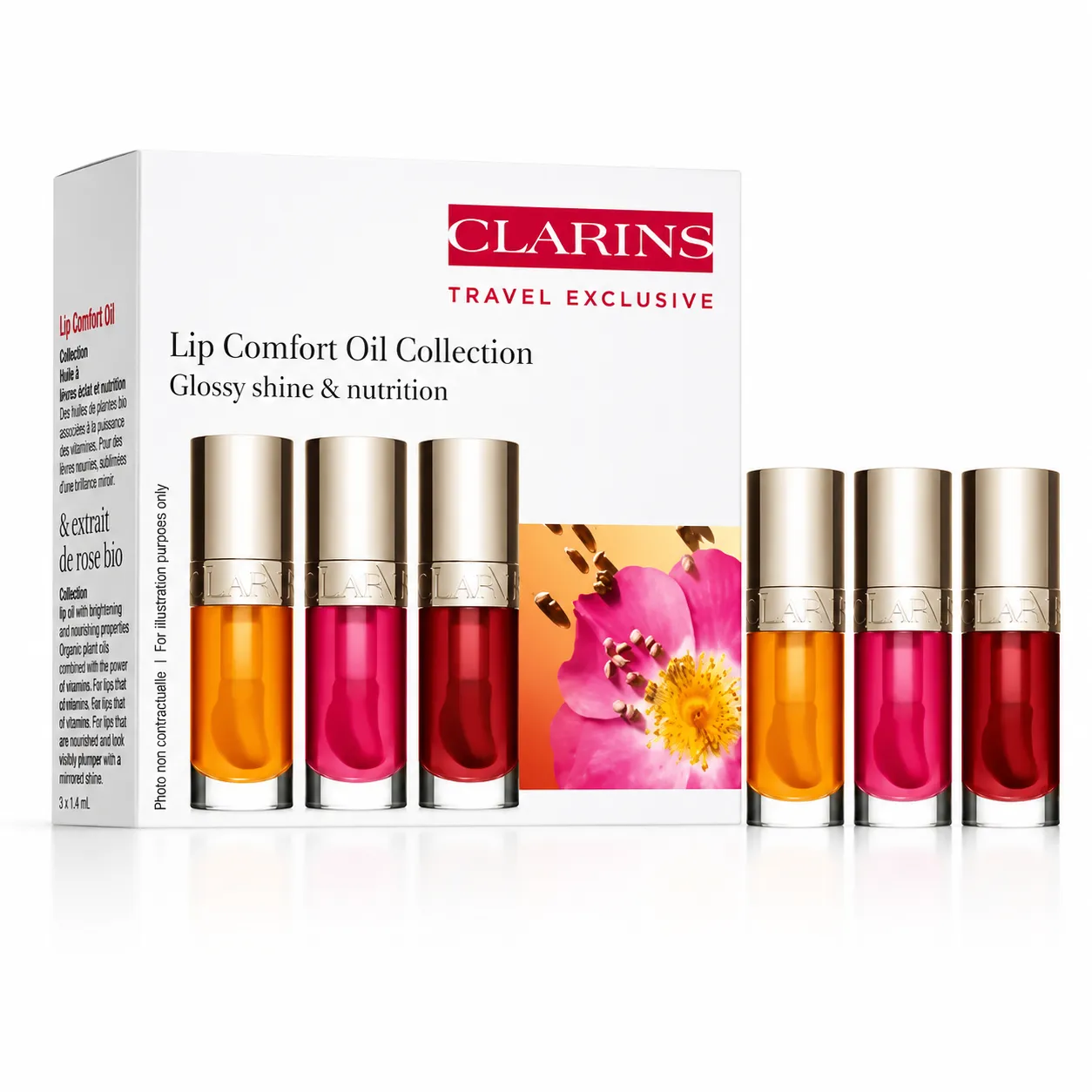 bare skin makeup Clarins Lip Comfort Oil
