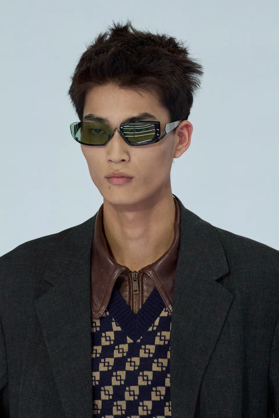 Prada’s Spring/Summer 2027 Menswear Glasses Look Unwell 7