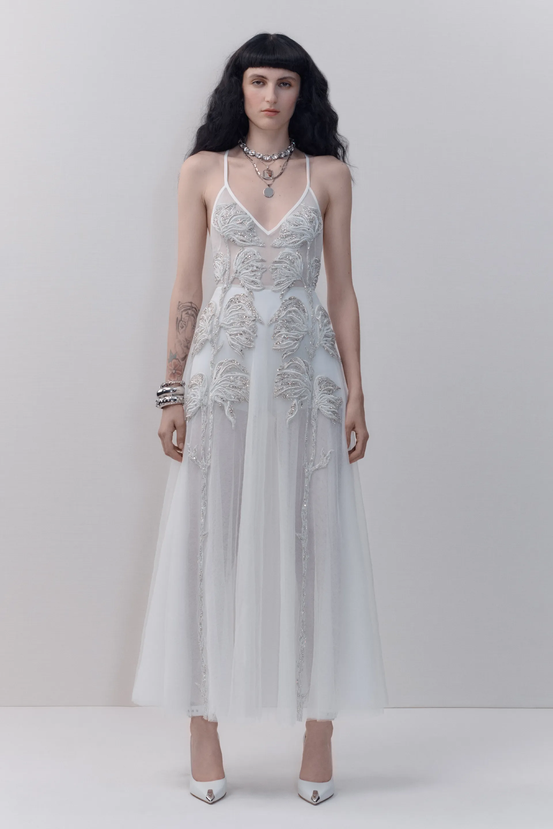 lace fabric runway b