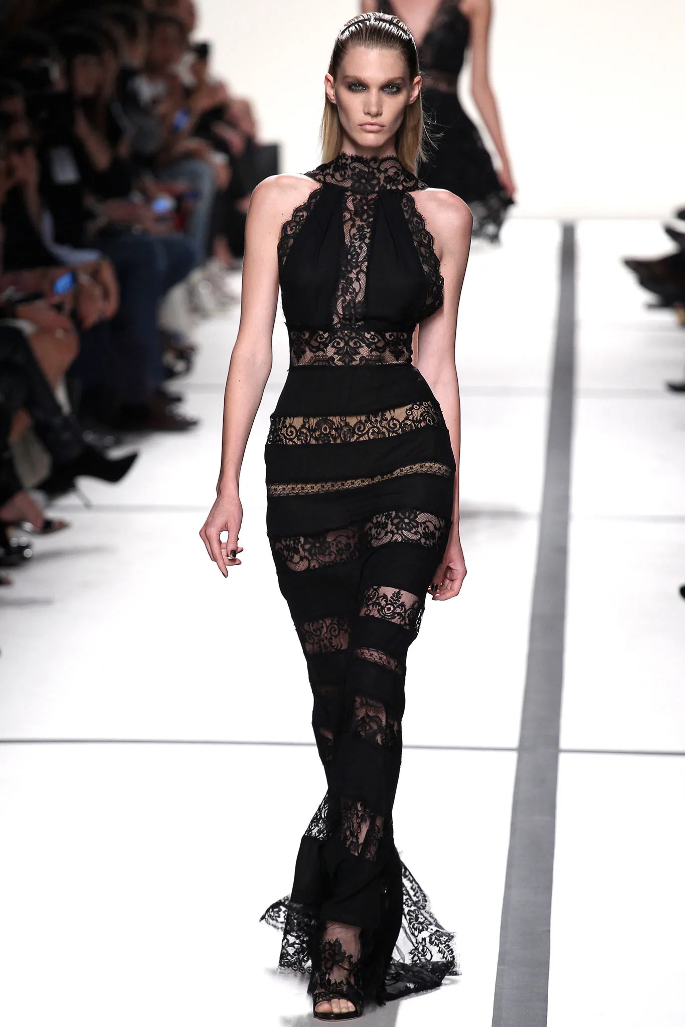 lace fabric runway c