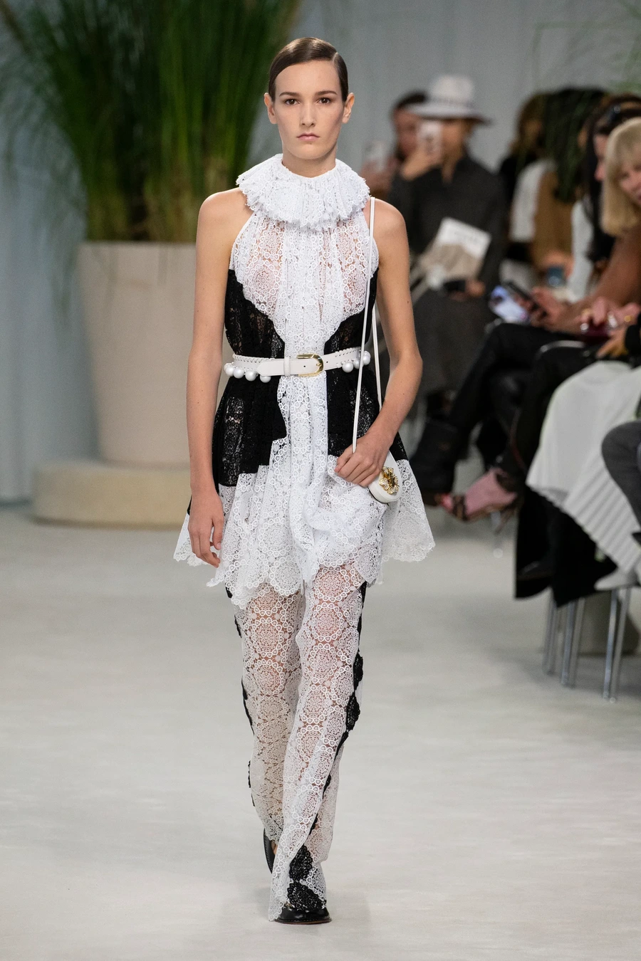 lace fabric runway d