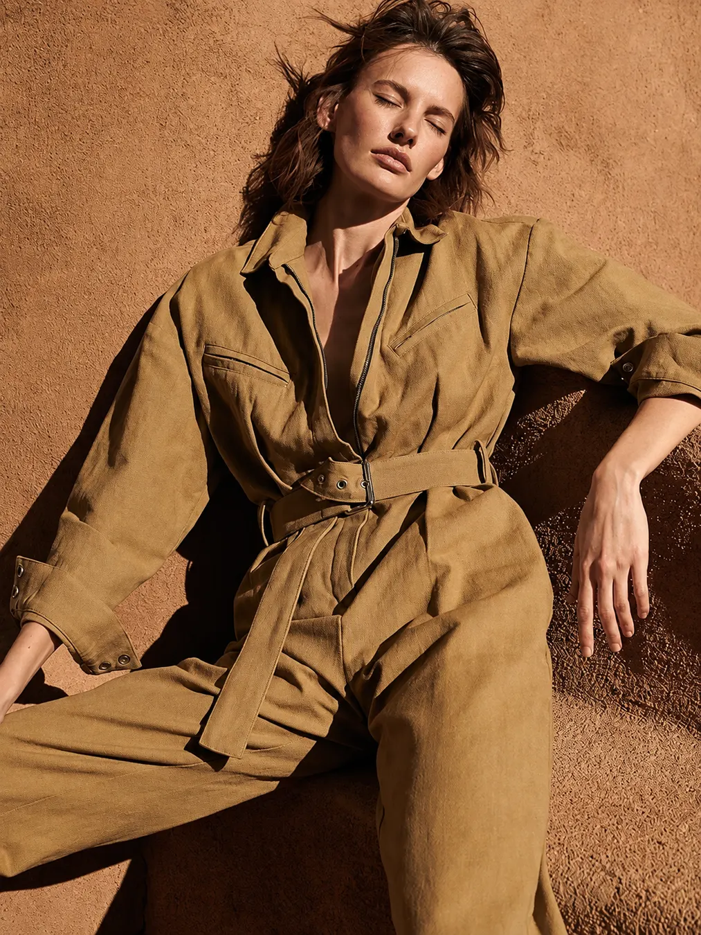 khaki fabric 1